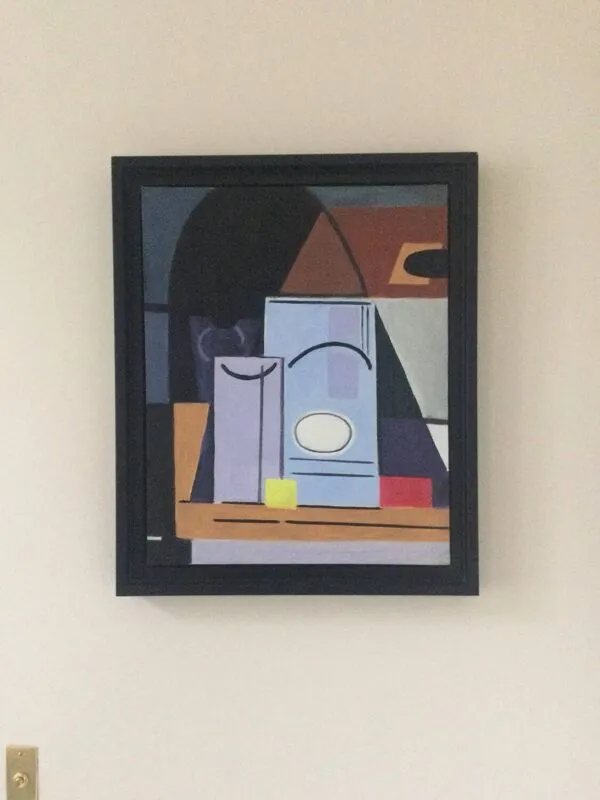 Illustration numéro 4 du produit Huile sur carton toilé, Composition néocubiste