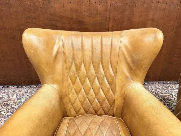 Illustration numéro 4 du produit Ensemble fauteuil aviateur en cuir de mouton