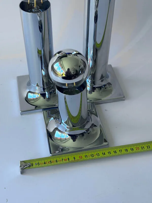 Illustration numéro 4 du produit Plafonniers Space Age en chrome par Rolf Krüger pour Staff Leuchten, A