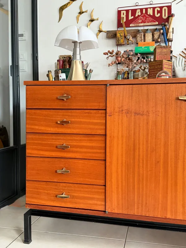 Illustration numéro 4 du produit Enfilade ''Alvéole'' Marcel Gascoin – Circa 1960