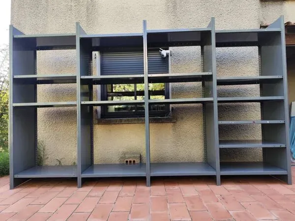 Illustration numéro 4 du produit Étagères industrielles modulables Vintage Dexion