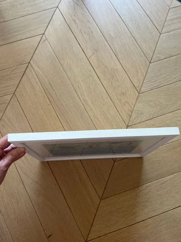 Illustration numéro 4 du produit Plaisirs de la plage à Saint Lunaire, gouache sur carton signée Fanch Lel