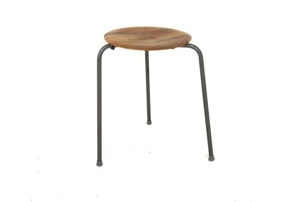 Illustration numéro 4 du produit Tabouret scandinave en teck, Suède, 1960