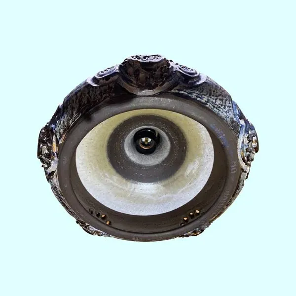 Illustration numéro 4 du produit Suspension en céramique bleue des années 60