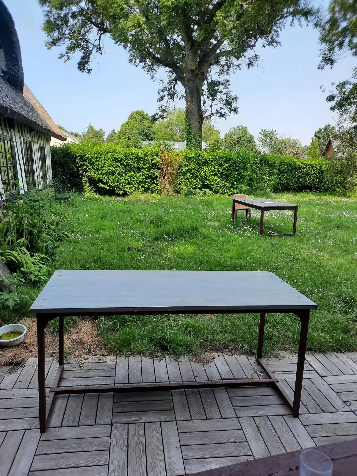 Illustration numéro 4 du produit Table industrielle pliante