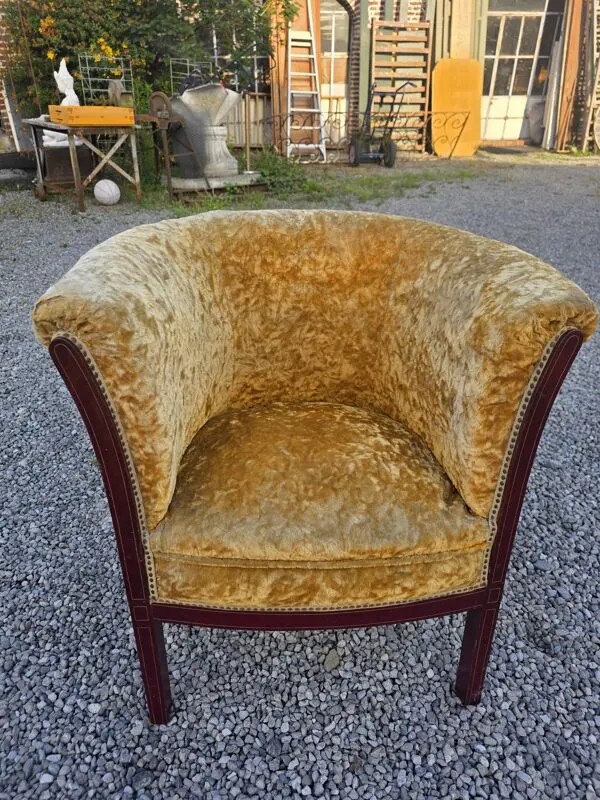 Illustration numéro 4 du produit Fauteuil club art déco années 1930