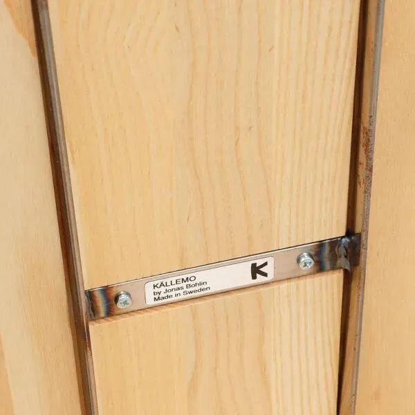 Illustration numéro 4 du produit Chaise en bois et béton Jonas Bohlin, Suède, 1981