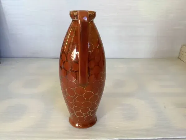 Illustration numéro 4 du produit Vase marron et doré Germany