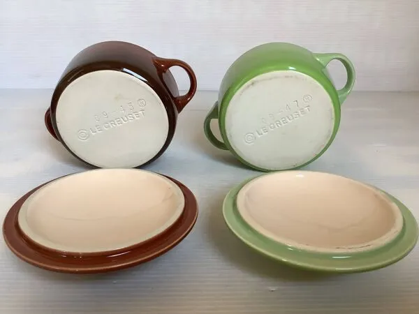 Illustration numéro 4 du produit Quatre ramequins mini cocottes le creuset