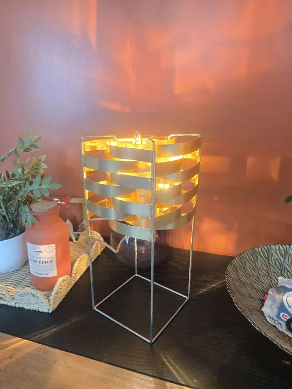 Illustration numéro 4 du produit Paire de lampes max sauzé – ekilux – design vintage métal laiton