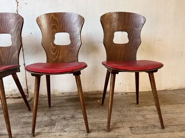 Illustration numéro 4 du produit Série de 4 Chaises bistrot Gentiane de Baumann