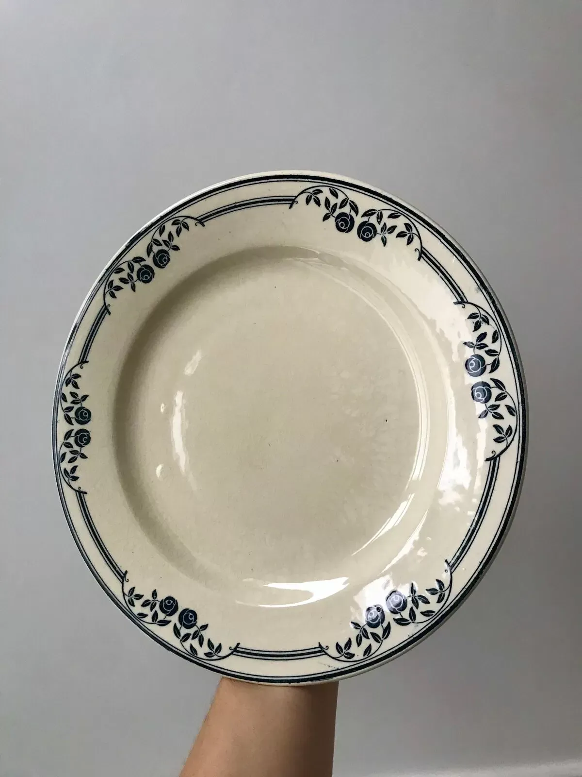 Illustration numéro 4 du produit Plat de service Terre de Fer modèle ''Saussure