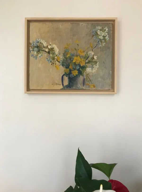 Illustration numéro 4 du produit Huile sur panneau de maurice testard ,1880-1969.bouquet
