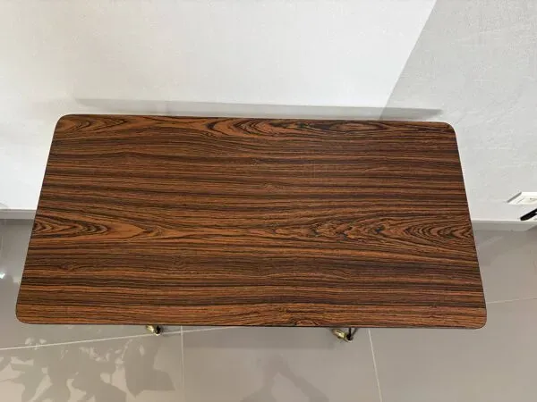 Illustration numéro 4 du produit Table d'Appoint- Desserte Vintage à Roulettes - Style années 50/60