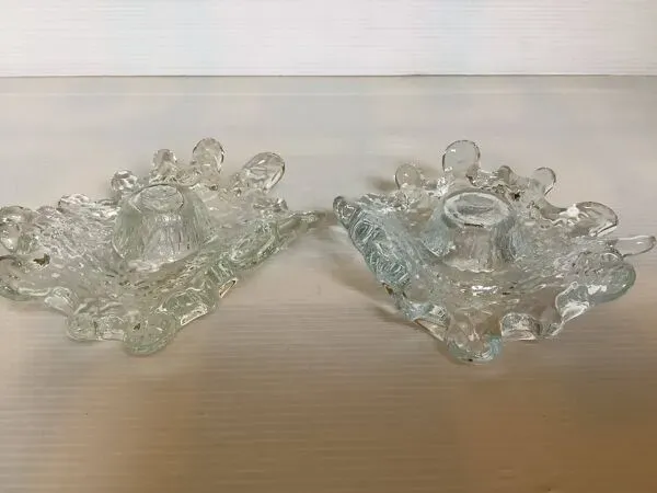 Illustration numéro 4 du produit Duo de bougeoirs forme libre par Uno Westerberg pour Pukeberg Scandinave