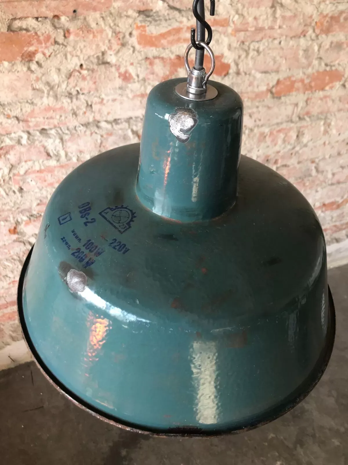 Illustration numéro 4 du produit Suspension d’usine industrielle de Wikasy A23, années 1950