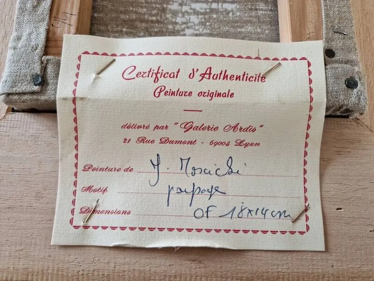 Illustration numéro 4 du produit Jerzy Moscicki (Né en 1954) - Huile sur toile - Paysage au ruisseau