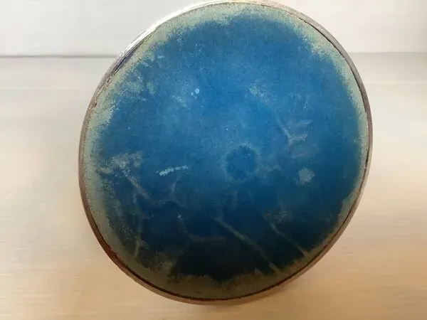 Illustration numéro 4 du produit Bougeoir argenté en métal Alloy