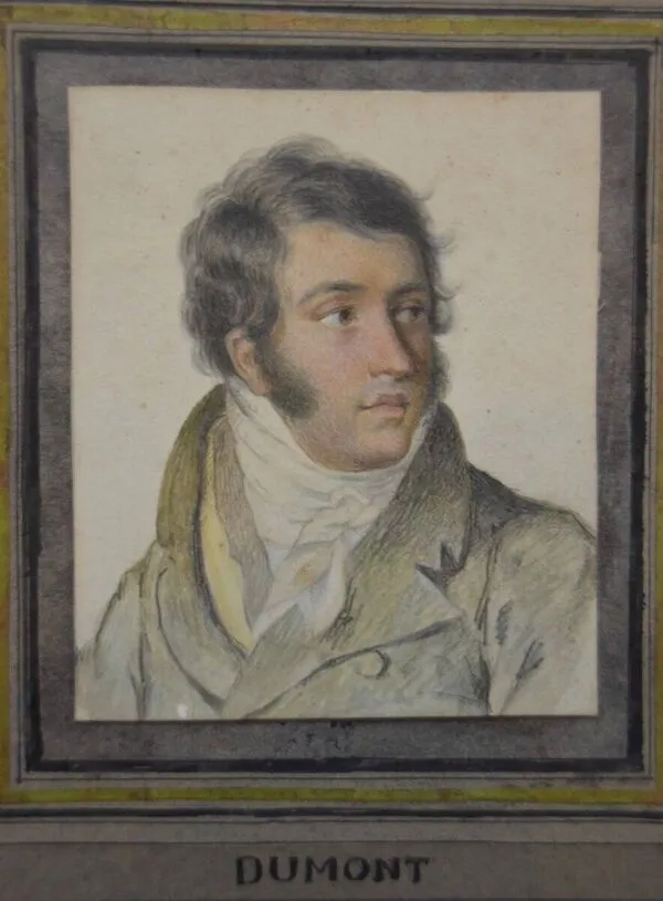 Illustration numéro 4 du produit Dessin, portrait de jeune homme, École française vers 1820
