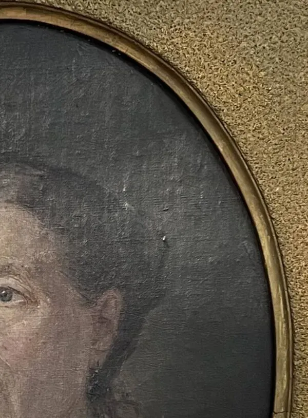 Illustration numéro 4 du produit Portrait, huile sur toile femme signé Louis Joseph Digout, XIXème s.