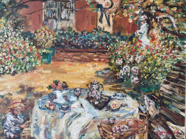 Illustration numéro 4 du produit Vue de jardin ensoleillée