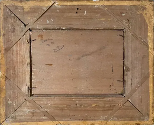 Illustration numéro 4 du produit Tableaux hsp xix° barbizon ''paysage animé'' + cadre