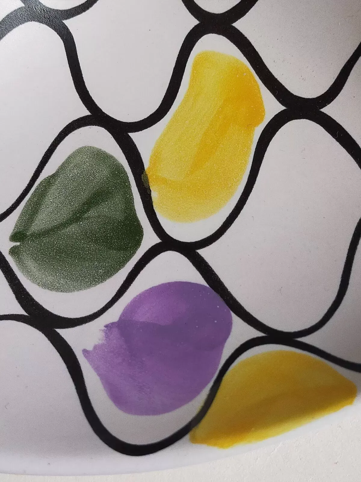 Illustration numéro 4 du produit Trois plats raviers céramique forme libre vintages années 50