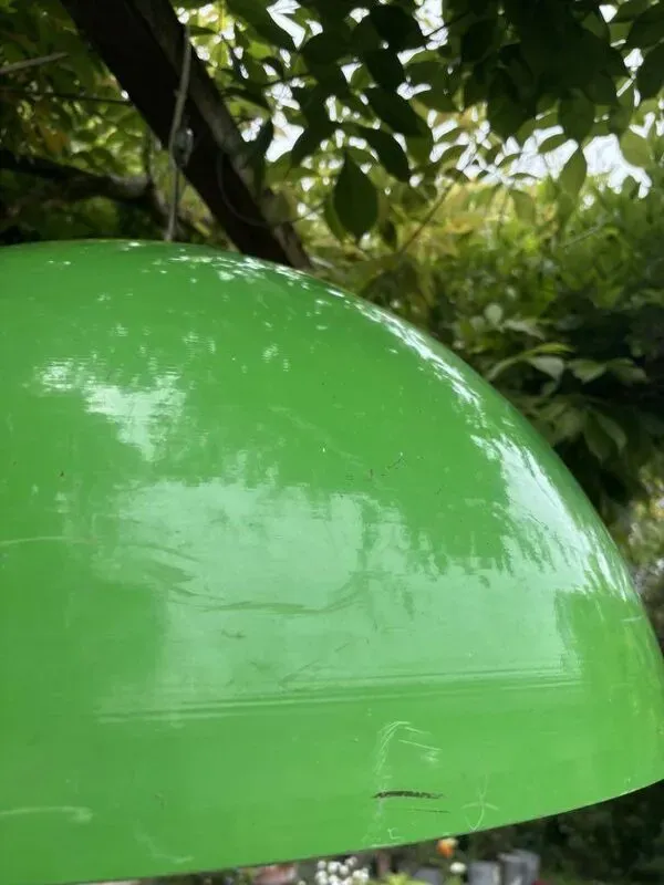 Illustration numéro 4 du produit Suspension industrielle en métal vert