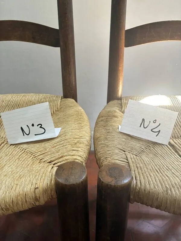 Illustration numéro 4 du produit 4 chaises attribuées à Georges Robert