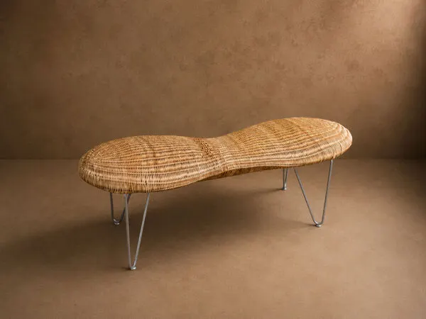 Illustration numéro 4 du produit Banc Peanut IKEA vintage circa 1980