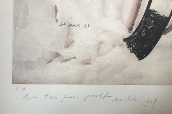 Illustration numéro 4 du produit Lithographie de Josef BANC, composition 1957