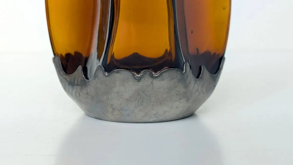 Illustration numéro 4 du produit Décanteur, carafe, bouteille ambrée - étain, Verre - ZEISTER PEWTER