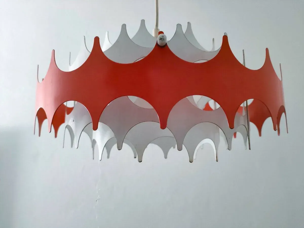 Illustration numéro 4 du produit Suspension Vintage • Doria Leuchten • Space Age • 1960