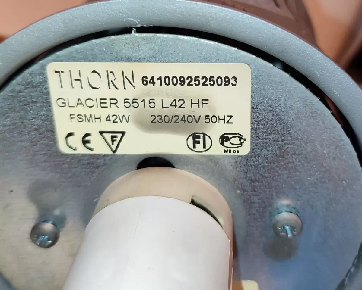 Illustration numéro 4 du produit Suspension industrielle thorn, verre & métal