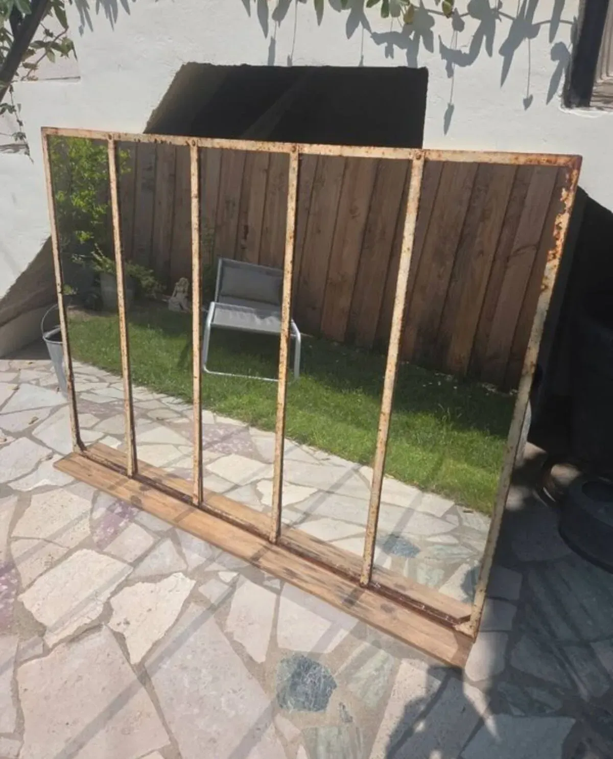 Illustration numéro 4 du produit Miroir châssis verrière industrielle