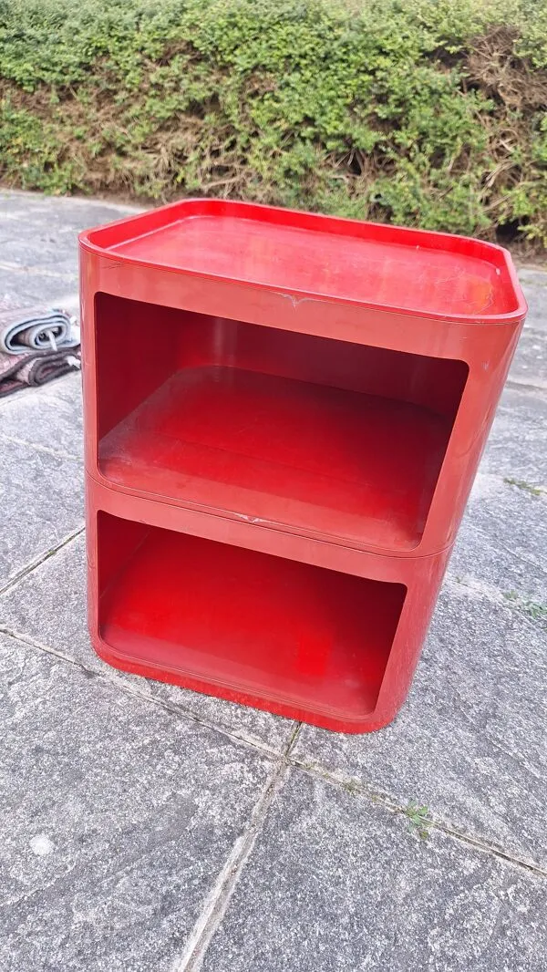 Illustration numéro 4 du produit Meuble Componibili Carré Kartell – Design Anna Castelli Ferrieri – Vintage