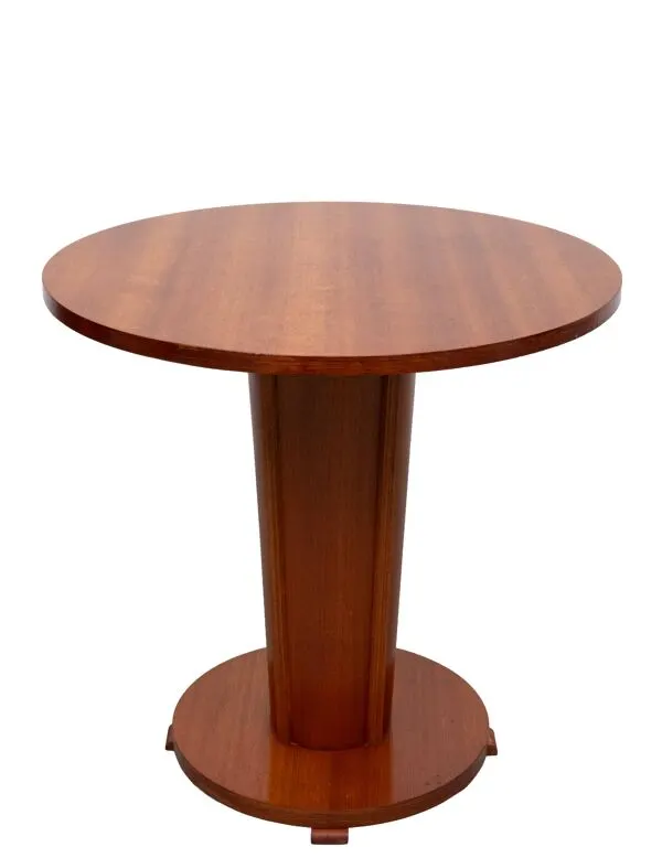 Illustration numéro 4 du produit Superbe table ronde Art Déco de l'école d'Amsterdam des années 1930.