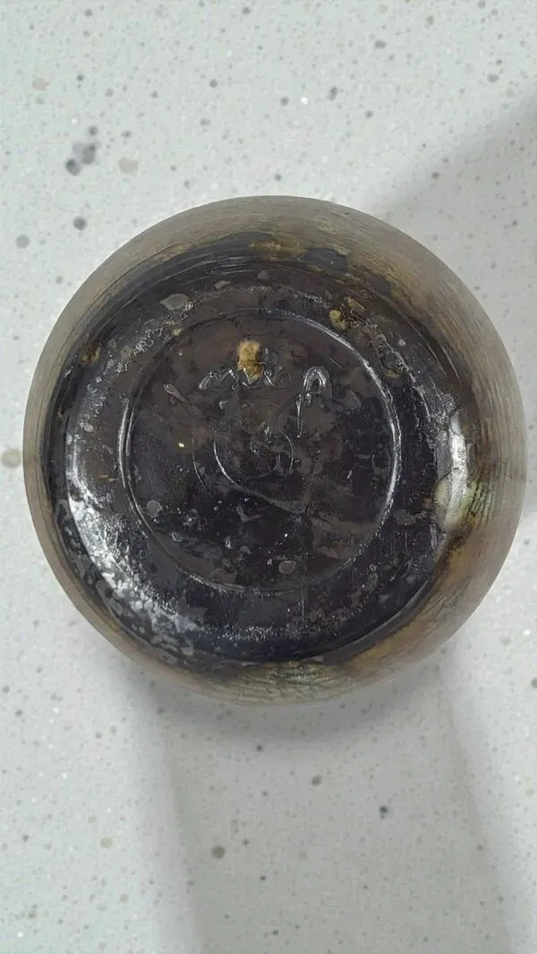 Illustration numéro 4 du produit Pot en grès signé Anne Marie Sybesma Alias MIEP La Borne