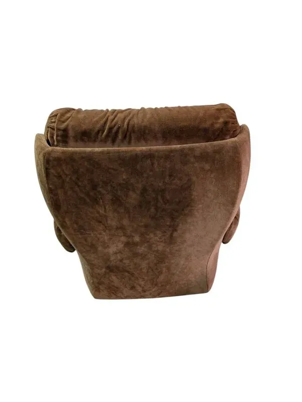 Illustration numéro 4 du produit Fauteuil en velours vintage