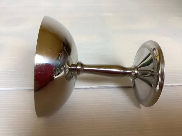 Illustration numéro 4 du produit 6 coupes à pied avec une frise à glace argenté en métal