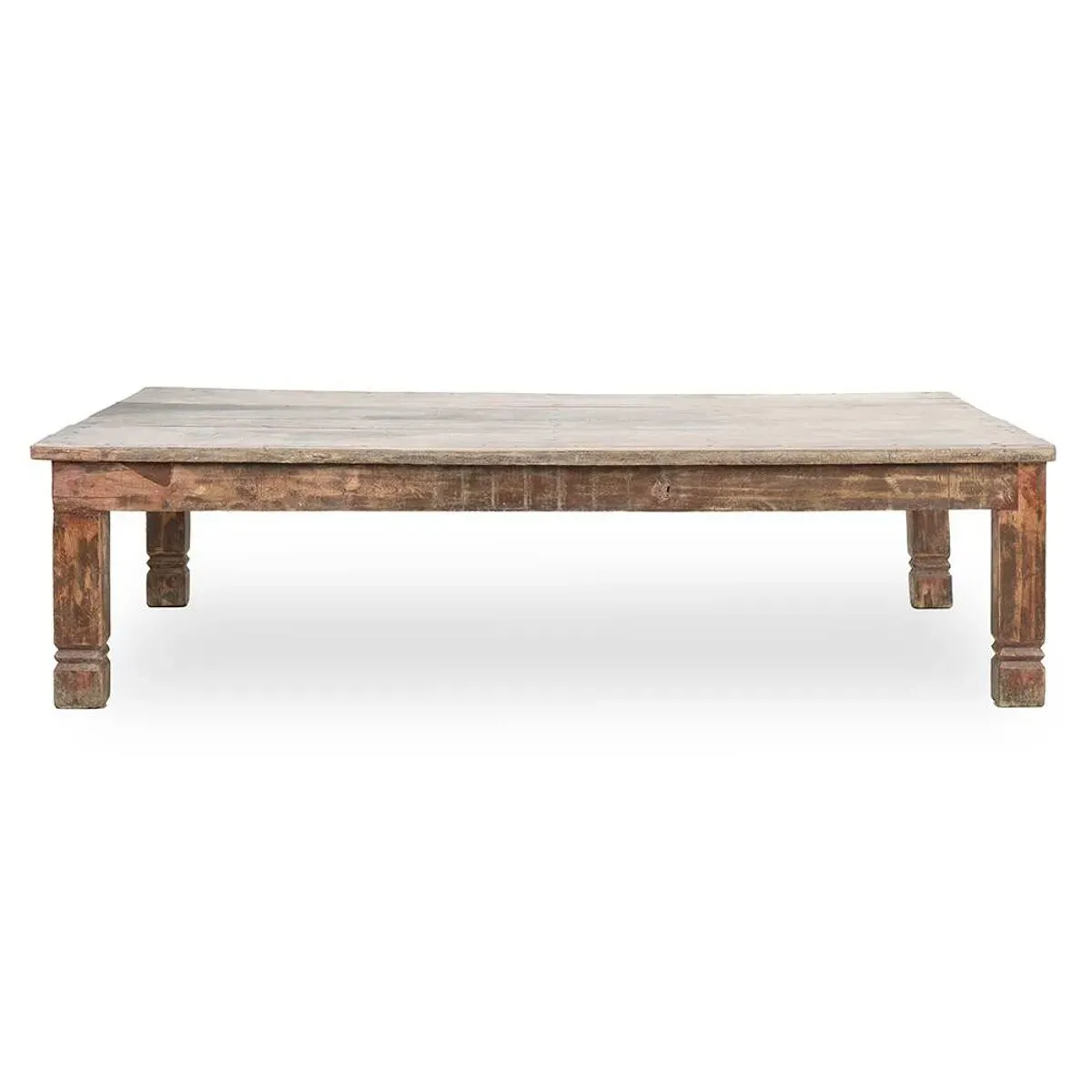 Illustration numéro 4 du produit Table basse en bois patiné