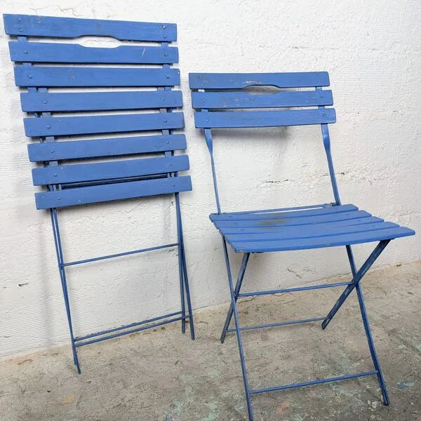 Illustration numéro 4 du produit Paire de chaises pliantes de jardin