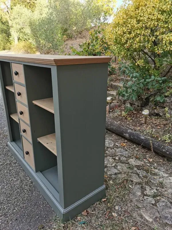 Illustration numéro 4 du produit Meuble de métier pin massif