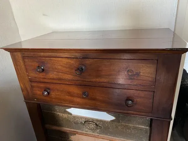 Illustration numéro 4 du produit Cartonnier restauration ou meuble de métier notaire