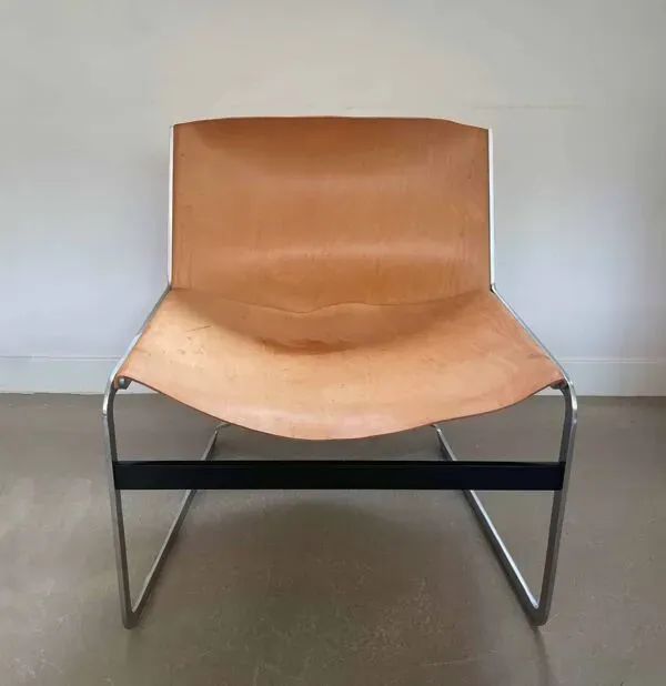 Illustration numéro 4 du produit Fauteuil, modèle 'Ra', design Pierre Thielen, Studio Industrial Design pour Metz & Co, années 1960.