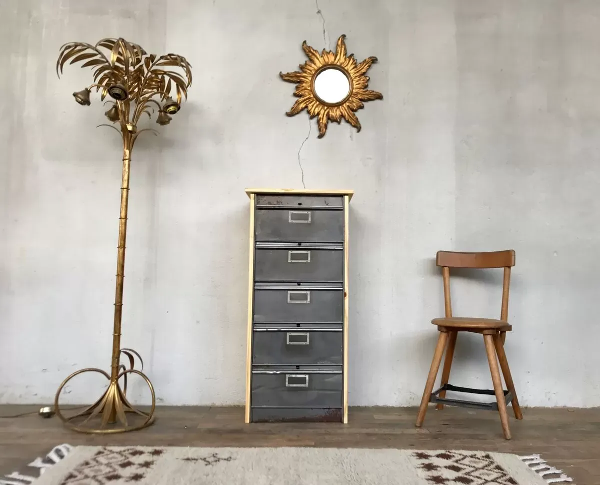 Illustration numéro 4 du produit Meuble à clapet Ronéo industriel 1960