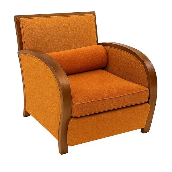 Illustration numéro 4 du produit Paire de fauteuil club art déco