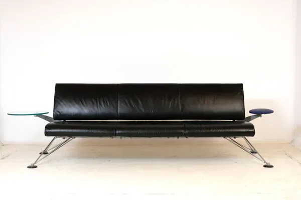 Illustration numéro 4 du produit Canapé cuir ''Wing'' par Roy Fleetwood pour Vitra 1990's