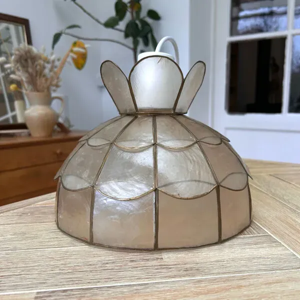 Illustration numéro 4 du produit Suspension en nacre « jupon »