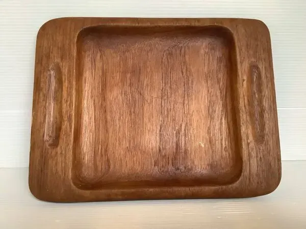 Illustration numéro 4 du produit Petit plateau teck bois